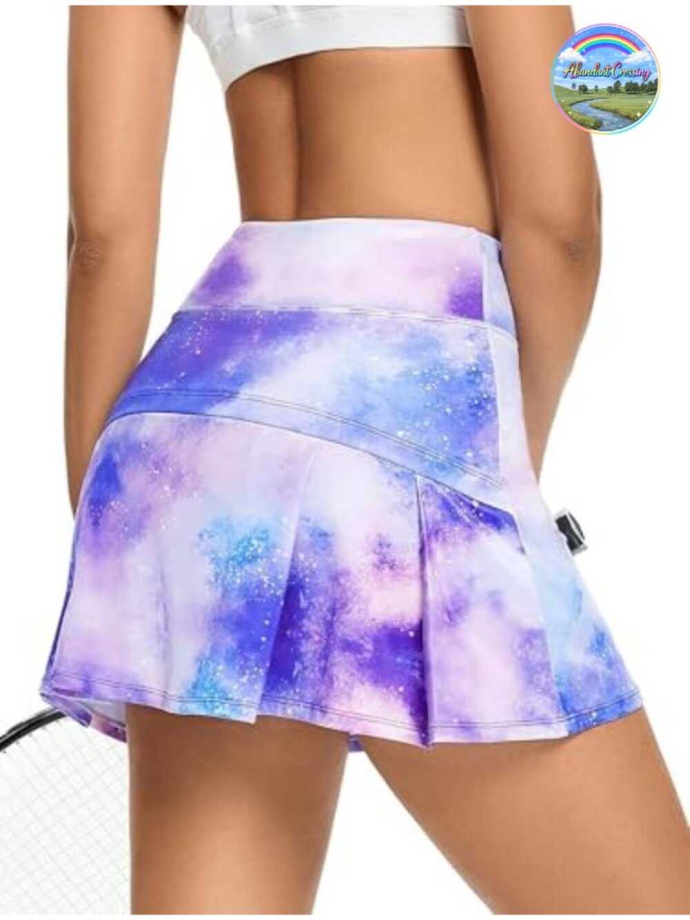 Womens Pleated Tennis Skort Golf Skirts High Waisted with Pockets